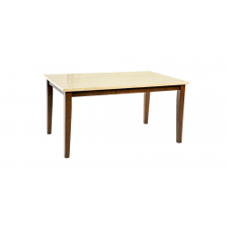 Sheena Table and 6 Chairs Dark Walnut