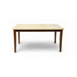 Sheena Table and 6 Chairs Dark Walnut