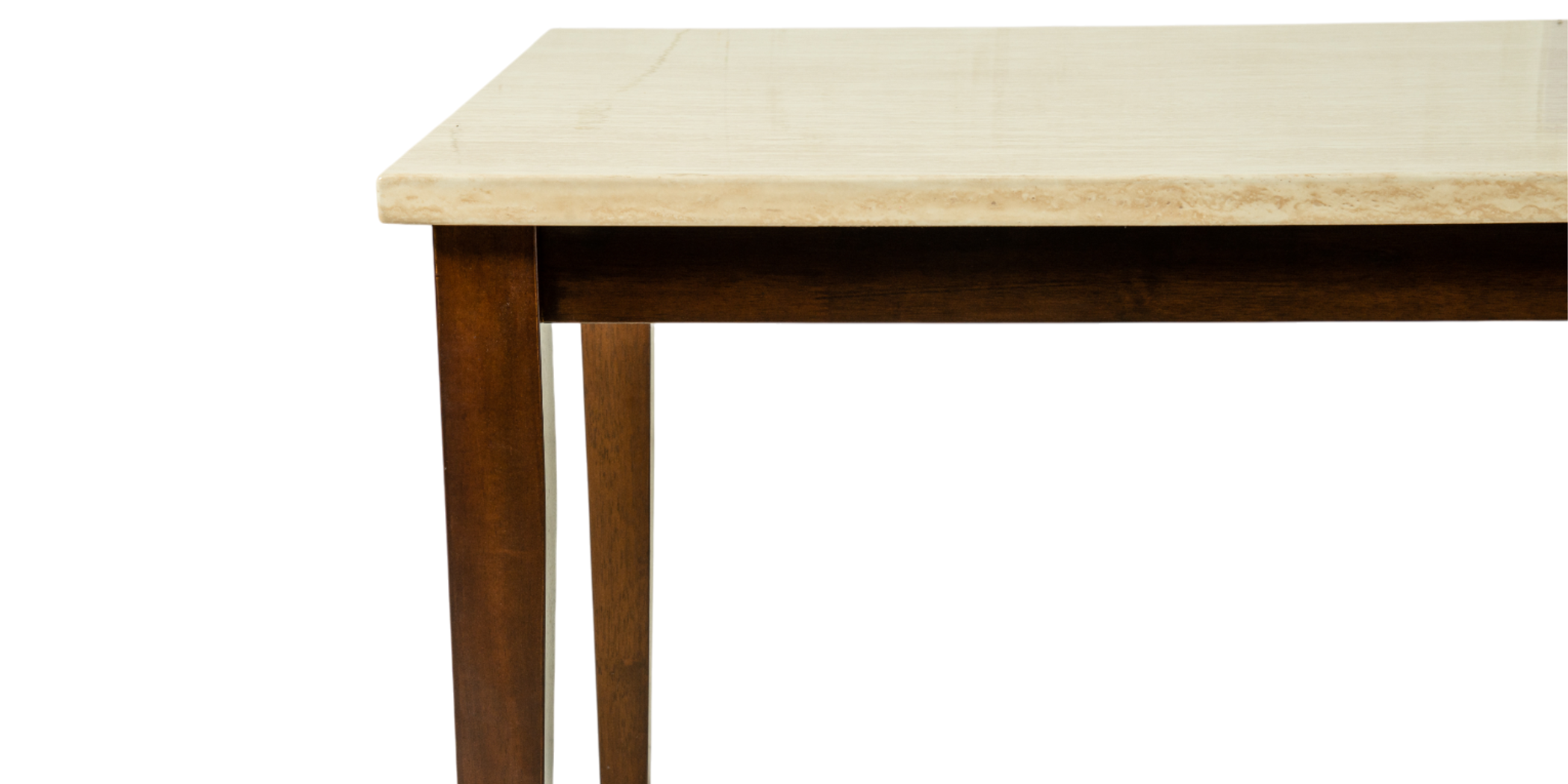 Sheena Table and 6 Chairs Dark Walnut