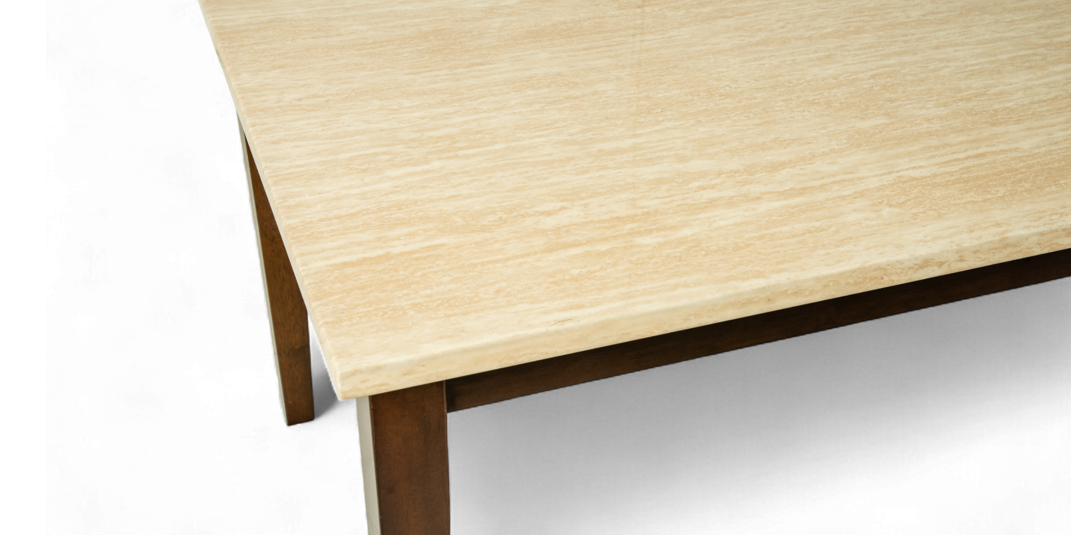 Sheena Table and 6 Chairs Dark Walnut