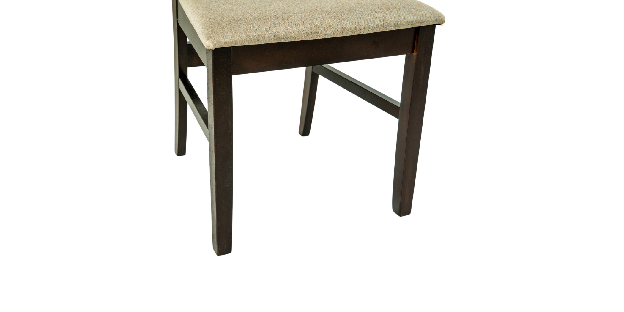 Sheena Table and 6 Chairs Dark Walnut