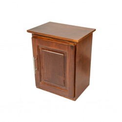 Perth Night Table Pine Brown Finish