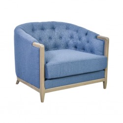 Albert 1 Str Sofa Fabric Blue