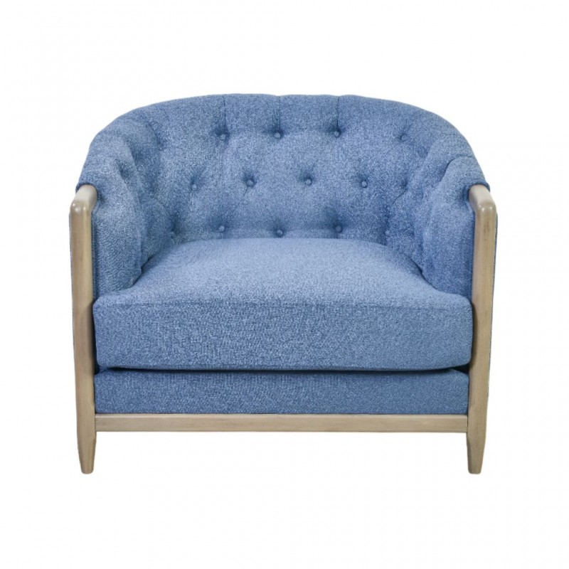 Albert 1 Str Sofa Fabric Blue