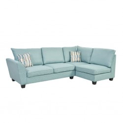 Bella Corner RHF Chaise+LHF 2Str+Otto Fabric Peacock