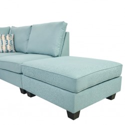 Bella Corner RHF Chaise+LHF 2Str+Otto Fabric Peacock