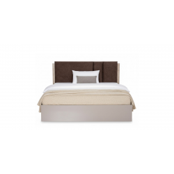 Garnelia Bed 160x200 cm Relic Oak & Smoky MDF/Particle Board