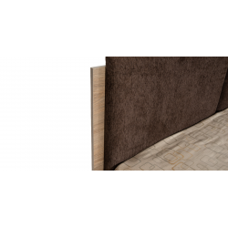 Garnelia Bed 160x200 cm Relic Oak & Smoky MDF/Particle Board