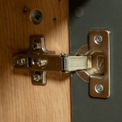Borden Bookcase Cabinet Natural Teak