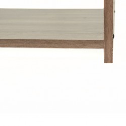 Fraser Office Table Walnut With 2 Drawers