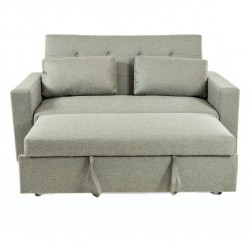 Pau Sofa Bed Grey Fabric Color Como 12 Polyester