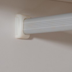 Capella Wardrobe 3 Drs With Shoe Rack & Side Door White & Light Oak