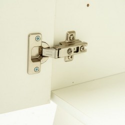 Betrix Low TV Cabinet Sandstone & White