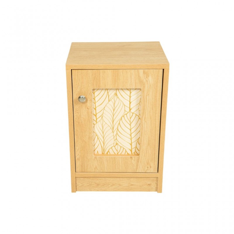 Luma Night Table With 1 Door In Melamine MDF