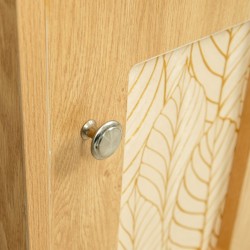 Luma Night Table With 1 Door In Melamine MDF