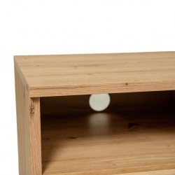 Medan Low TV Cabinet Artisan Oak & Anthracite