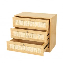 Luma Chest Of 3 Drawers In Melamine MDF