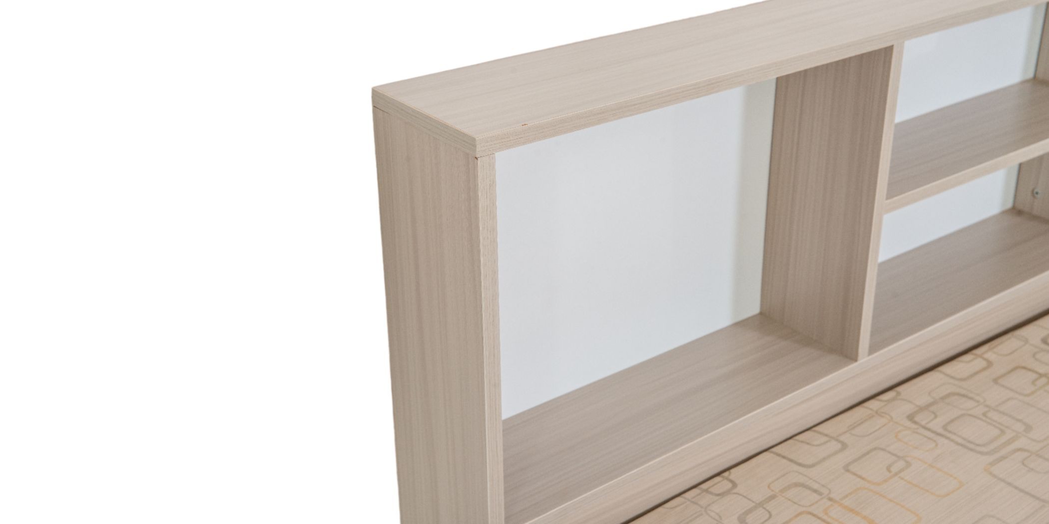 Curtis Bed 160x200 cm Maple Grey In MDF