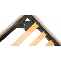 Curtis Bed 160x200 cm Maple Grey In MDF