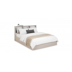 Curtis Bed 160x200 cm Maple Grey In MDF