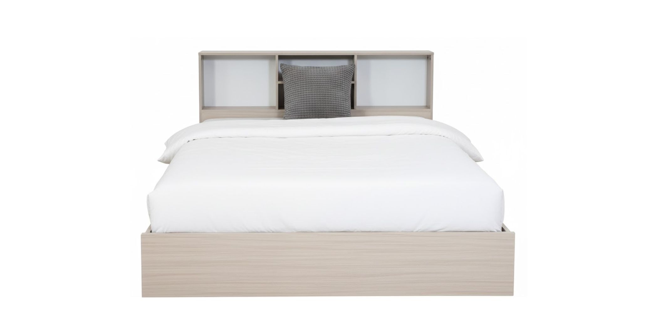 Curtis Bed 160x200 cm Maple Grey In MDF
