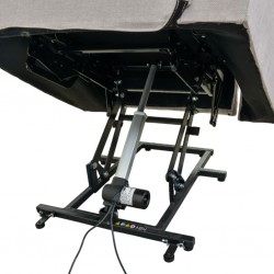 Horizon Recliner Chair Tilt & Lift Fab Linen Beige