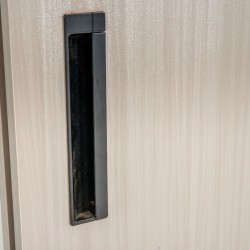 Curtis Wardrobe 2 Doors Sliding Maple Grey In MDF