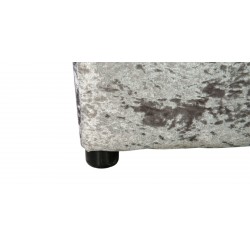 Brava Sofa 3+2+Armless Chair Silver Fabric