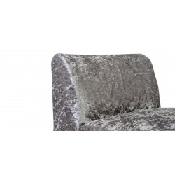 Brava Sofa 3+2+Armless Chair Silver Fabric