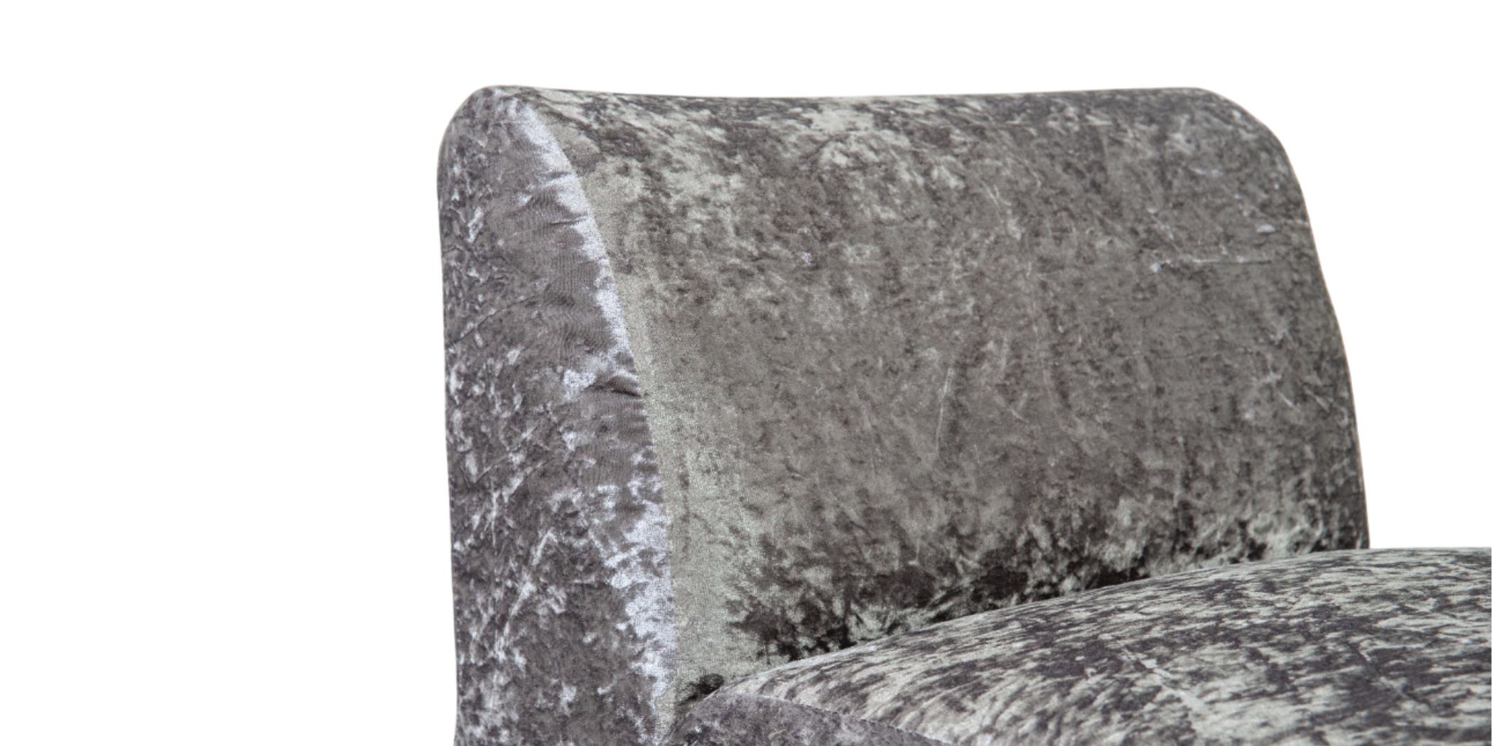 Brava Sofa 3+2+Armless Chair Silver Fabric