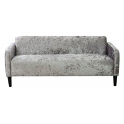 Brava Sofa 3+2+Armless Chair Silver Fabric