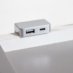 Venicia Night Table With USB Port In MDF/Plywood