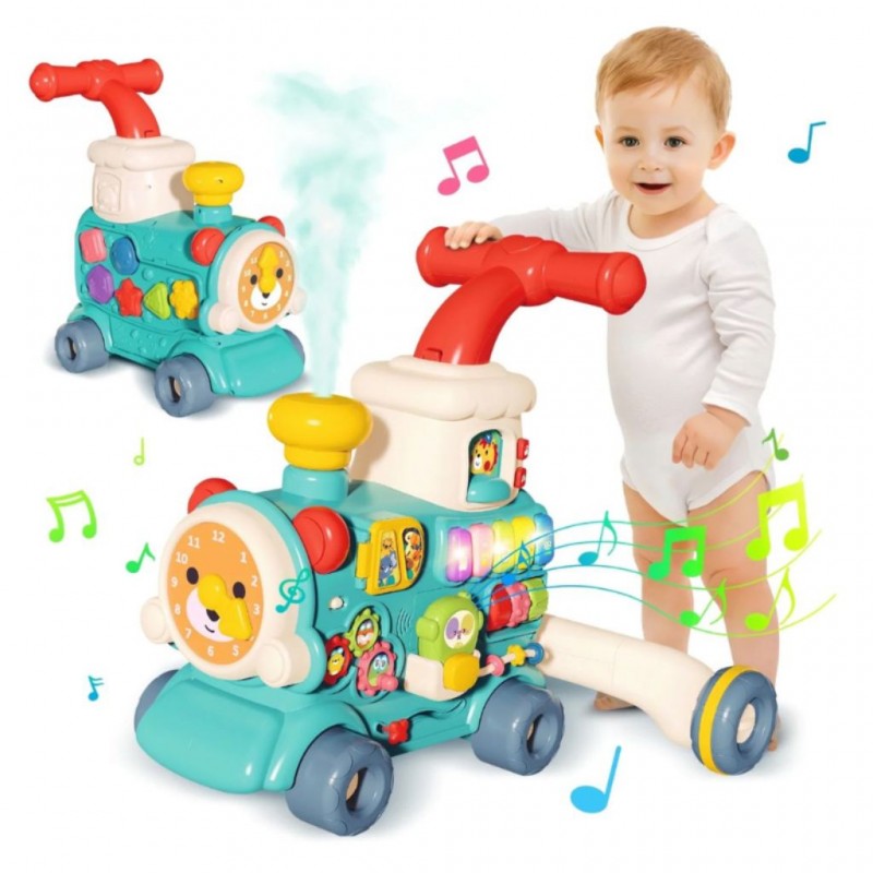 Masen Multifunctional 3 In 1 Baby Walker Train 6062