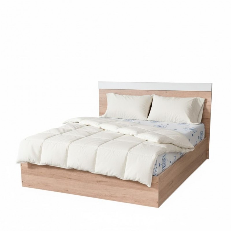 Ruby Bed 180x200 cm MDF Red Oak