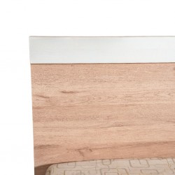 Ruby Bed 150x190 cm MDF Red Oak