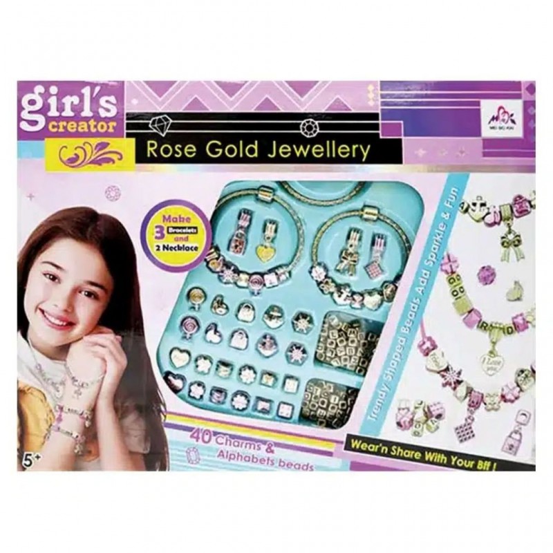 Masen Girl's Creator Rose Gold Jewellery MBK-533