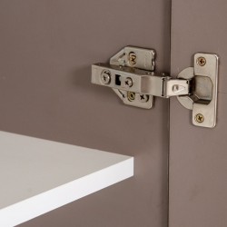 Garnelia Wardrobe 4 Doors Relic Oak & Smoky MDF/Particle Board