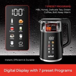 Sanford SF3361EK 1.7L Digital 2YW Kettle
