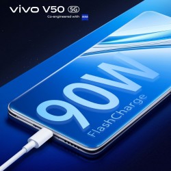 Vivo V50 5G Satin Black 12GB+12GB Extended RAM/512GB