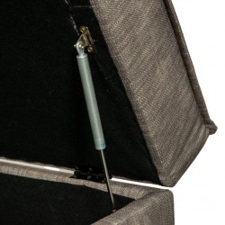 Hunter Corner in Brown Fabric