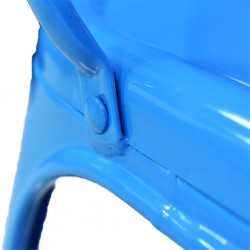 Fabio Chair Blue Finish