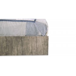 Ardmore Bed 180x200 cm Antique Light Headboard box Beige & Brown