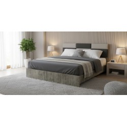 Ardmore Bed 160x200 cm Antique Light Beige & Brown