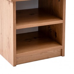 Brazilia Night Table Light Oak Hydrofuge Particle Board