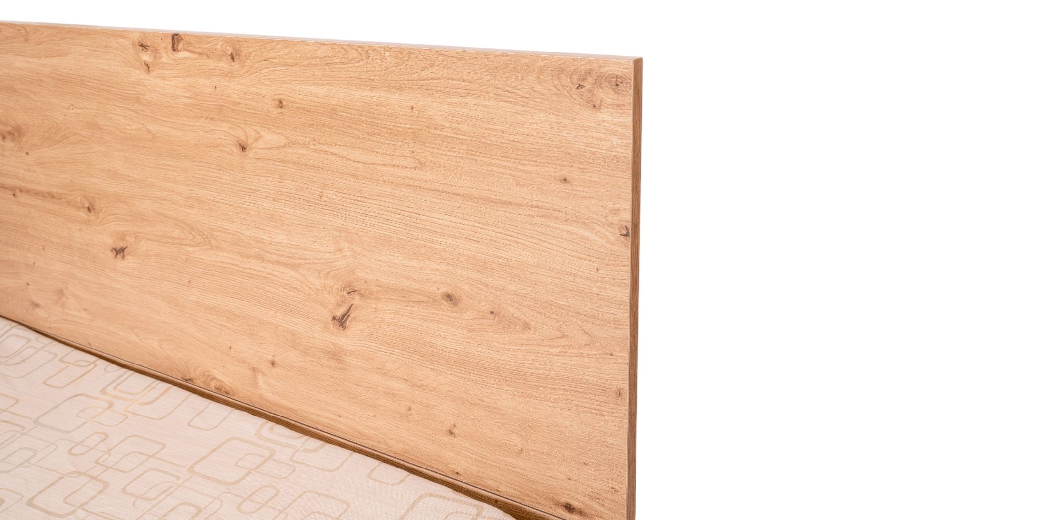 Brazilia Bed 150x190 cm Light Oak Hydrofuge Particle Board