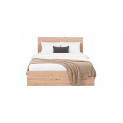 Brazilia Bed 150x190 cm Light Oak Hydrofuge Particle Board