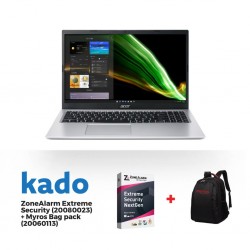 Acer Aspire Laptop Core i7 1165G7 Silver & Free ZoneAlarm Extreme Security + Myros Backpack / Carry Case