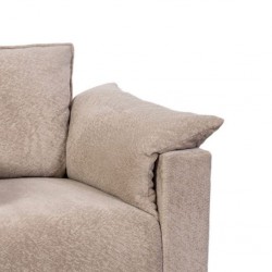 Vista 1 Seater In Beige Fabric