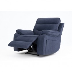 Burlington Recliner 1Str Fabric Blue