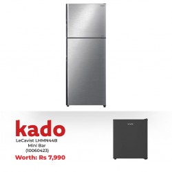 Hitachi R-VX471PRU9 Refrigerator & Free LeCavist LHMN44B Mini Bar Thermoelectric